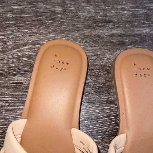Target Cream/Tan Sandals - Picture 2 of 3